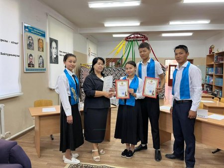 Төрт тоқсан- төрт өнер” ұлттық мәдени -ағартушылық жобаның іс -шаралар жоспарына сәйкес 2023 жылдың 20  қыркүйек күні “Жаңа Қазақстанда ақындар айтысының дамуы” атты тақырыпта 10 сынып оқушылары  арасында пікірталас ұйымдастырылды